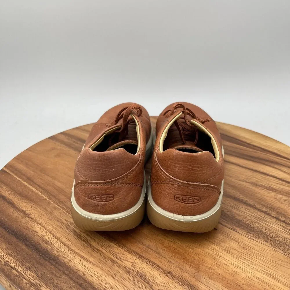 Keen KNX Shoes Womens Size 11 Brown Leather Athletic Barefoot Minimalist Comfort - Picture 4 of 9